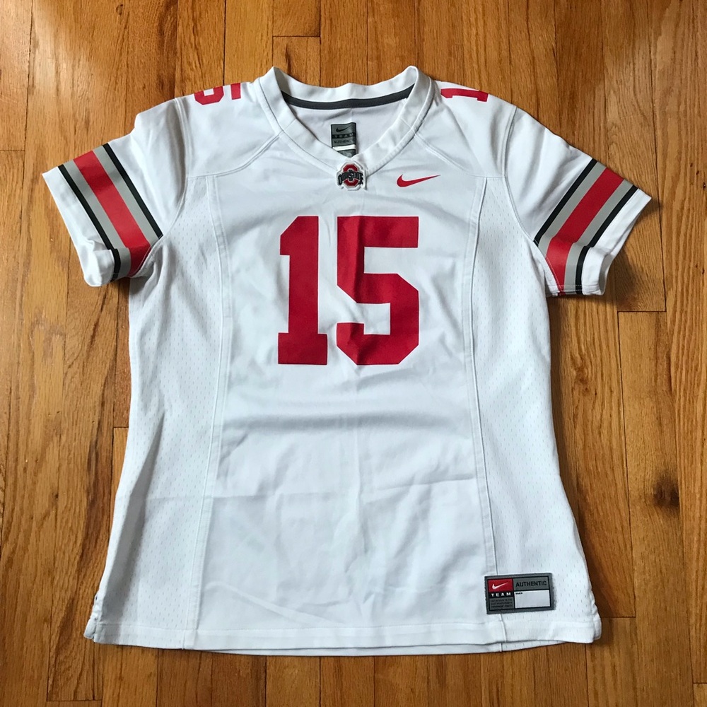 Nike Ohio State White Football Jersey Large